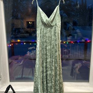 Lulus Sage Green Maxi Dress